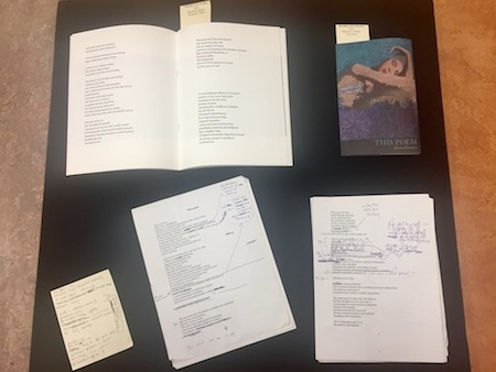 photo - Among Adeena Karasick’s donations to the Collection of Contemporary Literature at SFU’s Bennett Library were books and personal notes