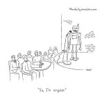 cartoon - "So, I'm singular," by Jacob Samuel