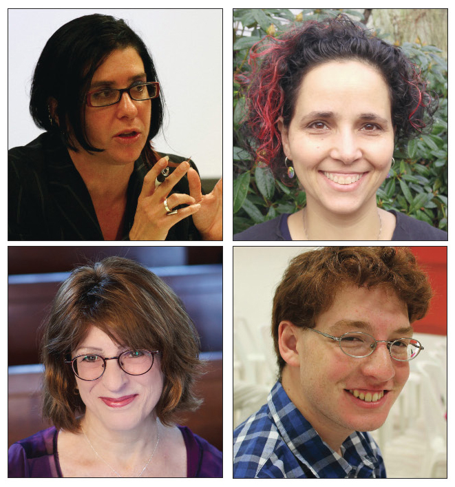 photo - The April 9 panel discussion Israel, Canada and Me in the Age of Trump will feature, clockwise from top left, Dr. Shayna Plaut, Ofira Roll, Rabbi Susan Shamash and Eviatar Bach