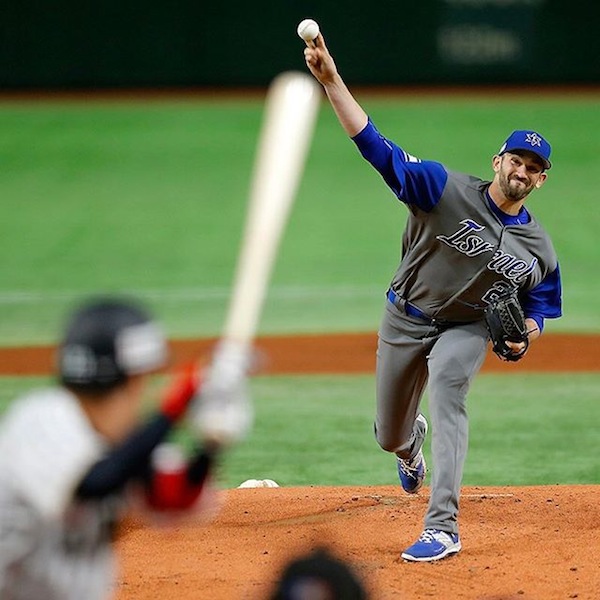 photo - Josh Zeid during the game against Japan