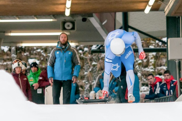 photo - Joel Seligstein is one of four Israeli skeleton athletes aiming for the 2018 Olympic Games in PyeongChang, South Korea