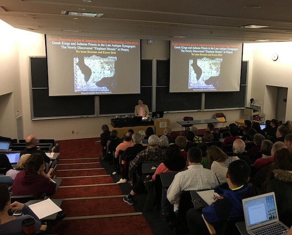 photo - Dr. Ra’anan Boustan of Princeton University delivers the Itta and Eliezer Zeisler Memorial Lecture at the University of British Columbia on March 23
