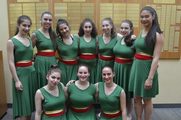photo - The Or Chadash dancers who participated in Festival Ha’Rikud on May 14