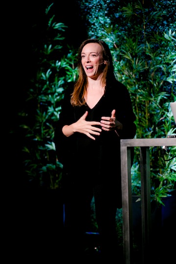 photo - Kiva founder Jessica Jackley speaks at the 13th Annual JFSA Innovators Lunch on May 2