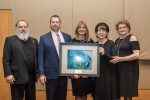 photo - Shalhevet Girls High School founding board members, left to right: Rabbi Yosef Wosk, Terrance Bloom, Vivian Claman, Tannis Boxer and Marie Doduck