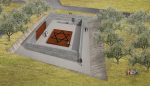 illustration - An architectural rendering of the proposed Jewish Legion Centennial Pavilion to be built in Windsor, N.S.
