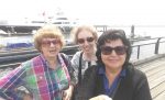 photo - Left to right, Lilia Apelbaum, Olga Livshin and Tanya Kogan, during their reunion in Vancouver
