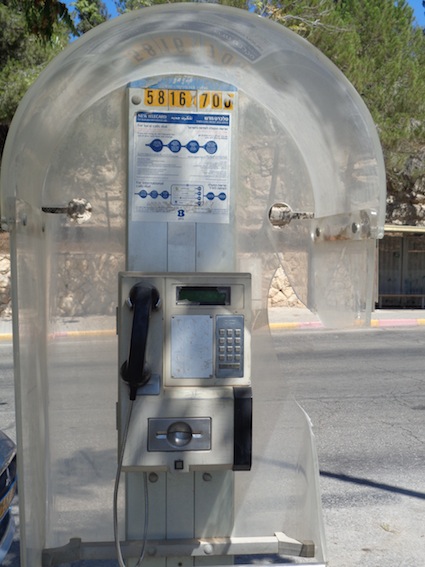 photo - There are a few remaining payphones in Israel