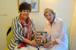 photo - Cookbook author Joan Nathan, left, with journalist Sybil Kaplan