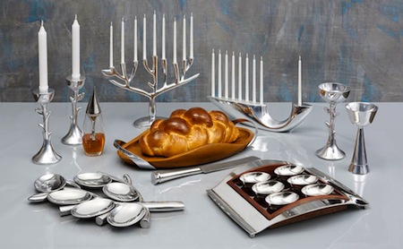 photo - Olive+Wild has some 18 different menorot from which to choose, as well as Judaica for Shabbat and other Jewish holidays and occasions
