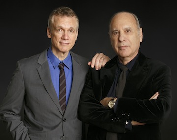 photo - Rick Elice, left, and Marshall Brickman, co-book writers of Jersey Boys