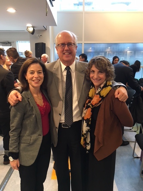 photo - Left to right, MLA Selina Robinson, Richmond Mayor Malcolm Brodie and Shelley Karrel