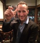 photo - Josh Epstein raises a glass to toast to love