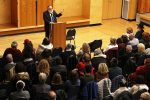 photo - Rabbi Simon Jacobson gives a lecture during a recent Kollel Shabbaton