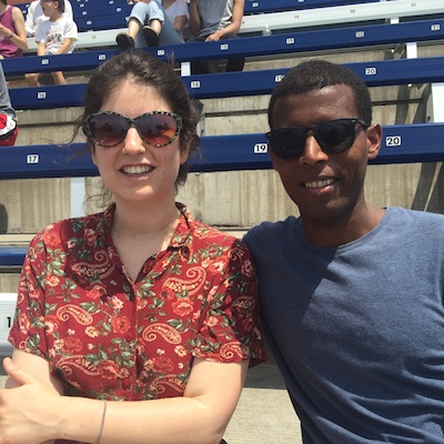photo - Samara Carroll and Dawit Demoz