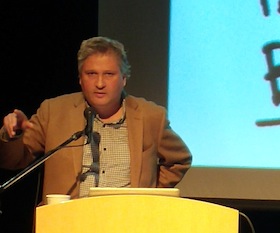 photo - Dr. Mike Teschuk spoke at a National Council of Jewish Women of Canada event on Feb. 6, held at the Rady JCC’s Berney Theatre in Winnipeg