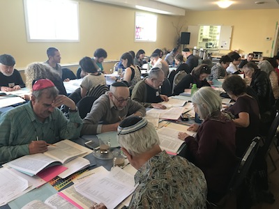 photo - Talmud workshop at Or Shalom