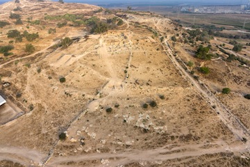 photo - An aerial view of Tell es-Safi