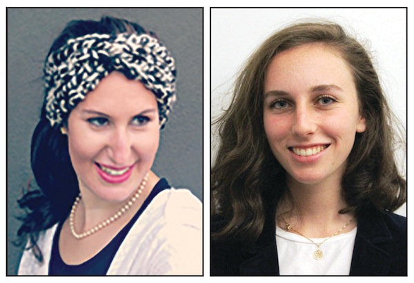 photos - Dalia Levy, left, and Ariel Martz-Oberlander