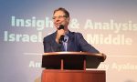 photo - Danny Ayalon speaks at Trinity Western University on Aug. 30