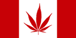 image - Canadian cannabis flag