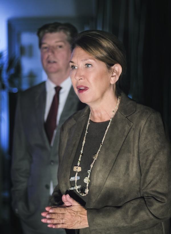 photo - Jenn Griffin and Paul Herbert in Firehall Arts Centre’s production, The Enemy, which runs to Dec. 1