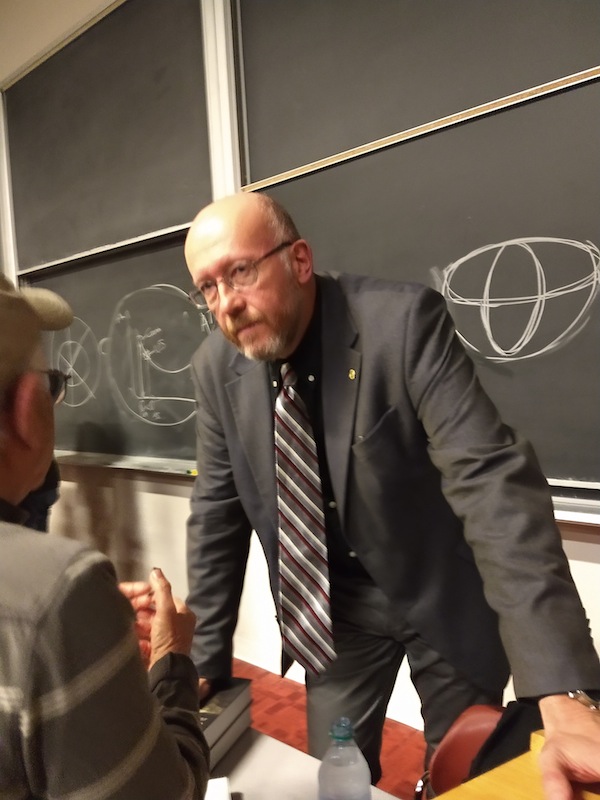 photo - University of Ottawa’s Prof. Jan Grabowski delivered the Rudolf Vrba Memorial Lecture at the University of British Columbia Nov. 15