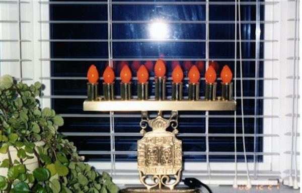 photo - Moving into a condominium forced the writer to modify how she approached the holiday season, including the purchase of an electric chanukiyah