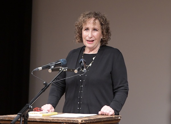 photo - Susan Mendelson, founder of the LazyGourmet, shares a little about herself and her business at the launch of thisyear’s The Scribe