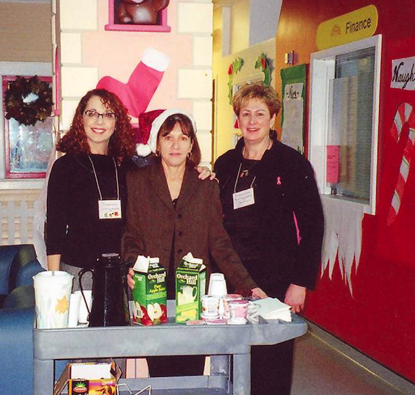 photo - Left to right: Caryl Kochen, Darcy Billinkoff and Caron Bernstein were three of the many Operation Warmth volunteers over the years