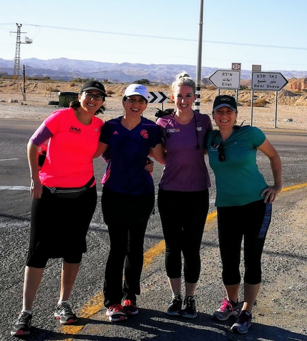 photo - Esther Edel (right) has participated in the Run 4 Afikim twice