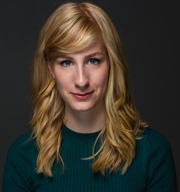 photo - Hannah Everett plays the role of the model, Marlene, in UBC Theatre’s production of GOLDRAUSCH