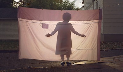 photo - The directors’ grandmother’s silhouette, from their film 306 Hollywood