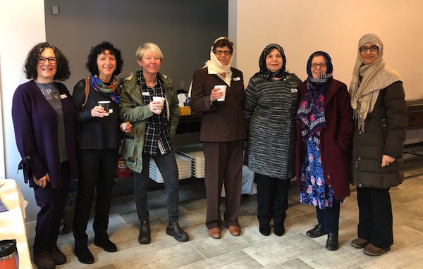 photo - Women from the Okanagan Jewish and Muslim communities at a Feb. 9 event, which is the first of hopefully many bringing the communities together