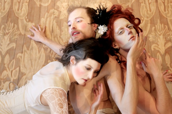 photo - Dancers Jeremy O’Neill, Ted Littlemore and Kate Franklin