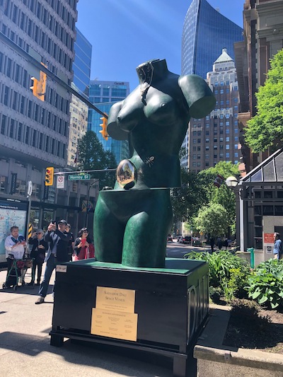 photo - “Space Venus” by Salvador Dali has been placed in Lot 19, on West Hastings at Hornby