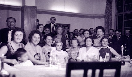 photo - The Kampala Jewish community gathers for visit of Chief Justice Joseph Herbstein from South Africa, 1958. Gifted by Ilsa Dokelman, in 2005