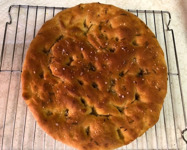 photo - Focaccia straight from the oven