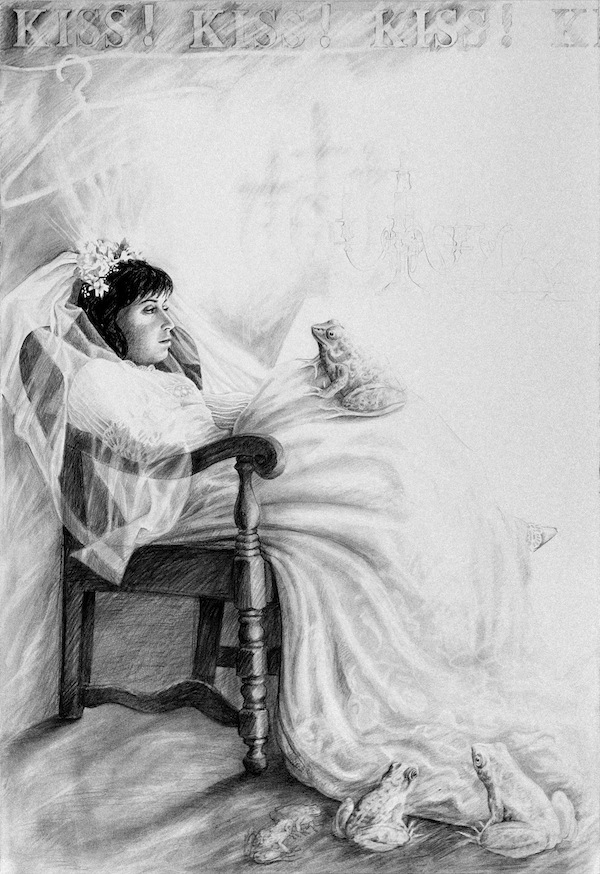 image - “Kiss! Kiss! Kiss!” by Lilian Broca is part of the exhibit Brides: Portrait of a Marriage, which is at the Italian Cultural Centre’s Il Museo until Sept. 30