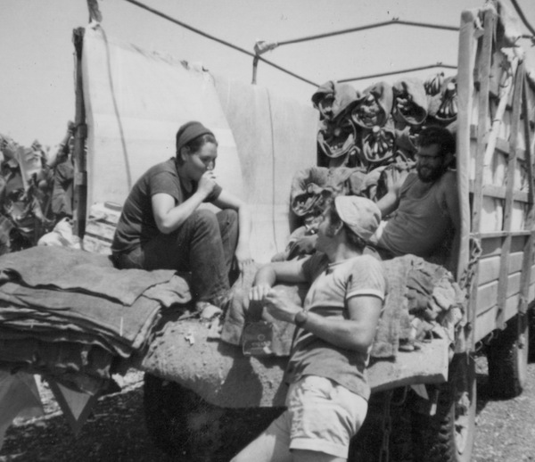 photo - Stacking the banana bunches in the wagon required a type of superpower