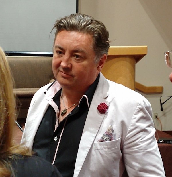 photo - Tony McAleer, who helped found the organization Life After Hate, spoke at Congregation Beth Tikvah last month, along with fellow Life After Hate member Brad Galloway