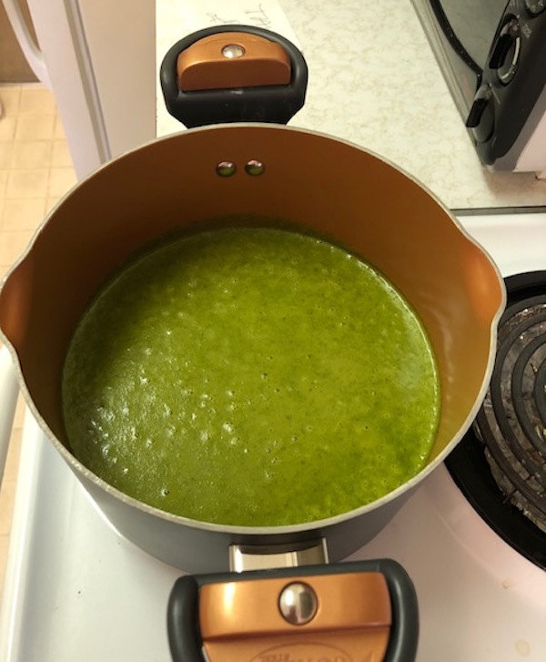 photo - Kermit Soup, ready to serve