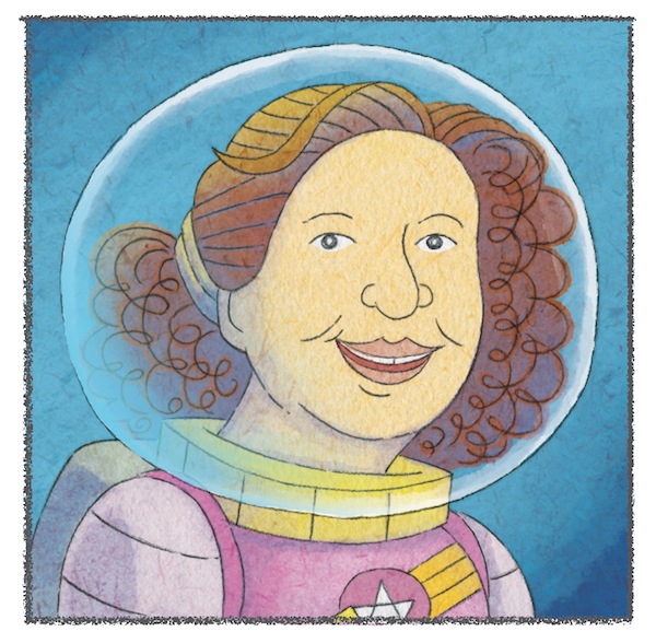 illustration - Intergalactic Afikoman publishing house is the brainchild of children’s author and educator Brianna Caplan Sayres