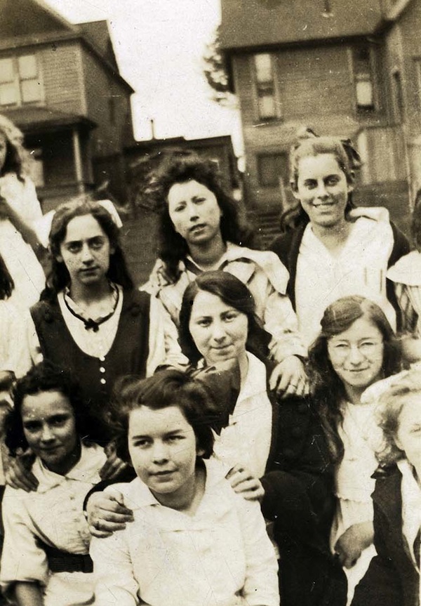 photo - Girls at Strathcona School, circa 1915