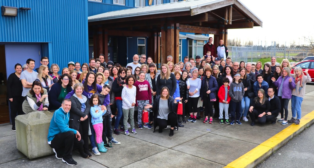 photo - Volunteers at this year’s Rose’s Angels, which took place on Feb. 16 at Richmond Jewish Day School