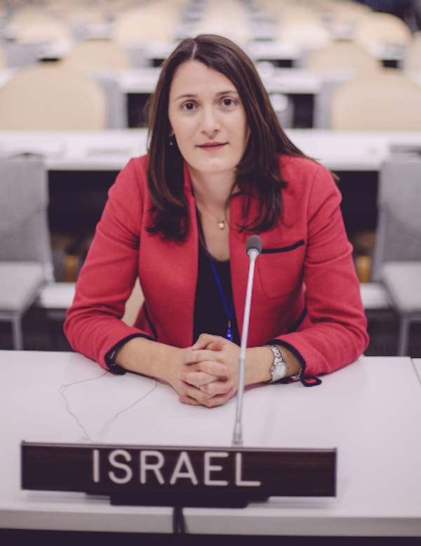 photo - Aviva Klompas recently published the book Speaking for Israel: A Speechwriter Battles Anti-Israel Opinions at the United Nations