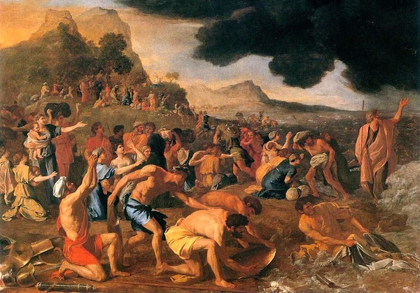 image - “The Crossing of the Red Sea” by Nicolas Poussin, 1634