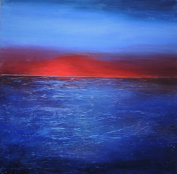 image - “Midnight Sun” by Monica Gewurz, who was to show her work at Art Vancouver, which has been postponed