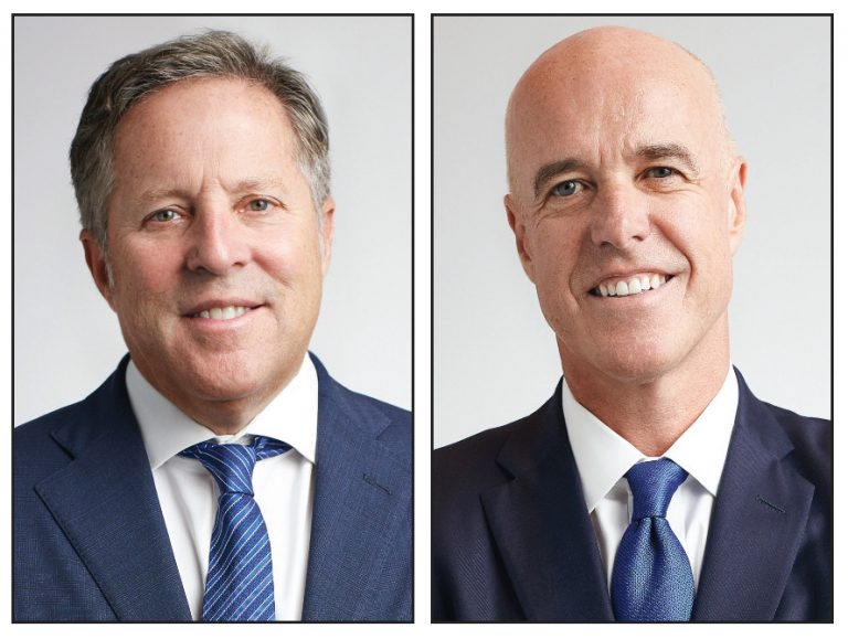 photos - In a Temple Sholom webinar May 6, ZLC Financial’s Garry Zlotnik, left, and Jon McKinney spoke on the topic Financial Planning in a Pandemic