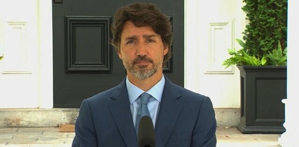 screenshot - Canadian Prime Minister Justin Trudeau